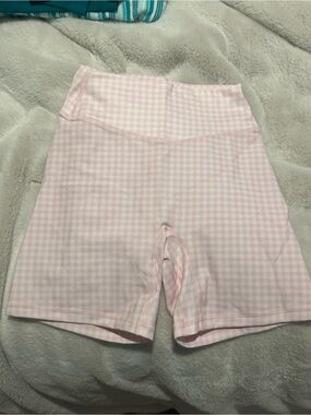 Liaison the Label Pink Gingham Bridge Shorts